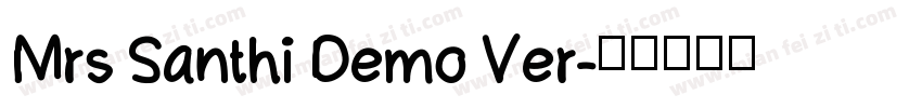 Mrs Santhi Demo Ver字体转换